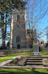 2.War Memorial and Church